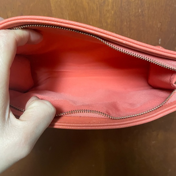 Micahel Kohrs Peach Makeup Bag NWOT - Picture 3 of 5